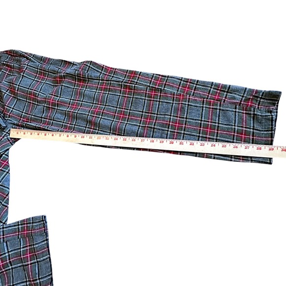 Eddie Bauer Pants Men's M Gray Stewart Scotch Plaid Lounge Pajama Pants - Picture 4 of 11